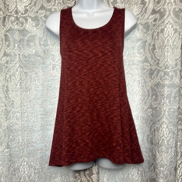 Columbia Swing Fit Tank Top Rust and Orange a space Dye Knit Size Large - Picture 1 of 10